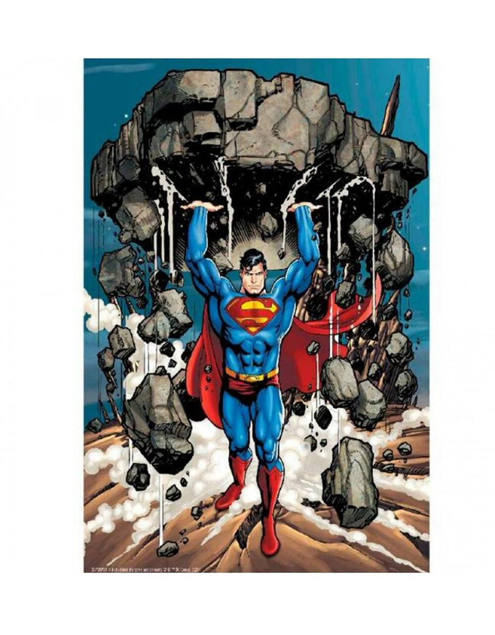 SUPERMAN 300pc Prime 3D Jigsaw Puzzle (12 x 18 in.) 3D Image!